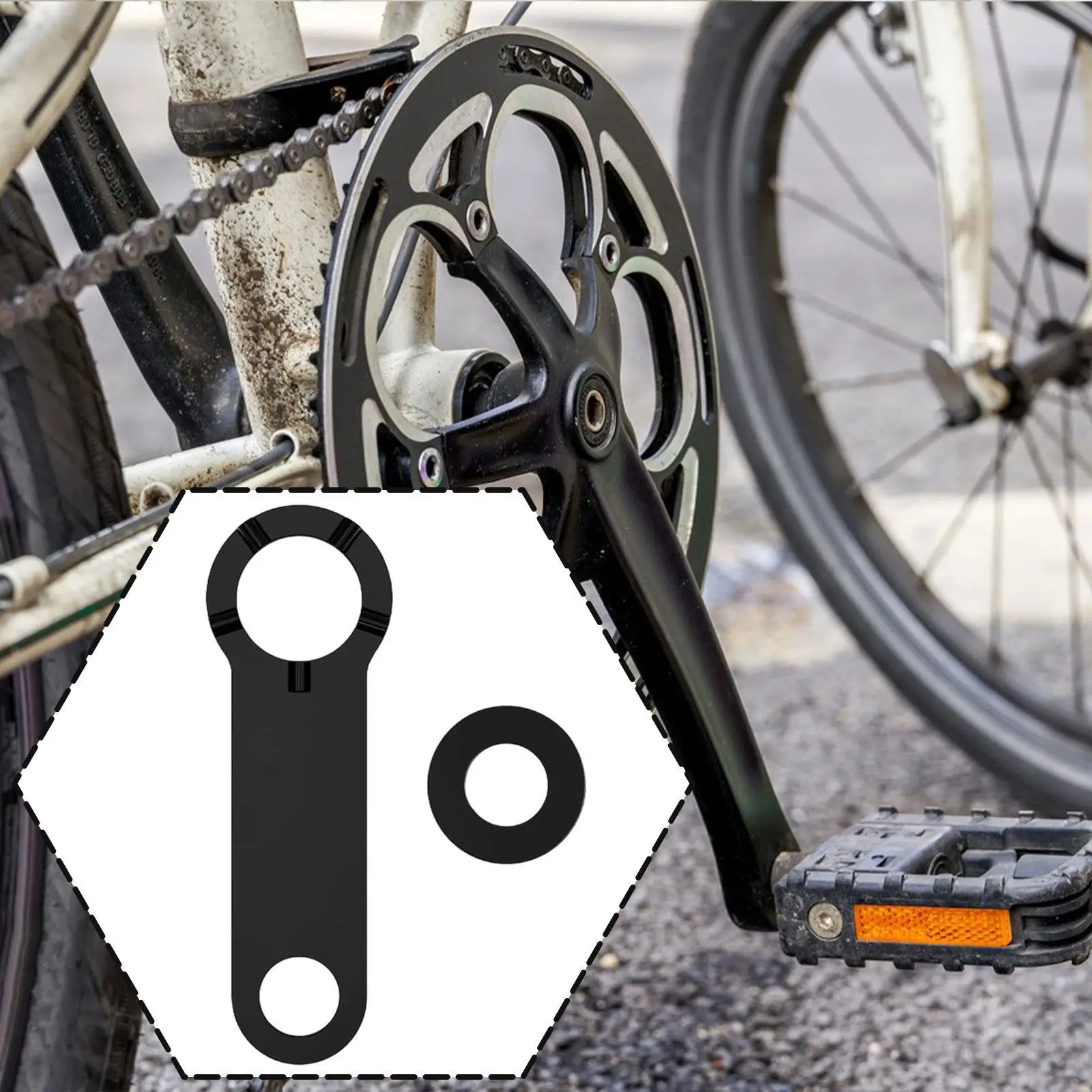 

Bicycle Pedal Wrench, Remover Wrench Tool Maintenance, Bottom Bracket Pedal Tool Multifunctional, for Cycling Cycling Bike