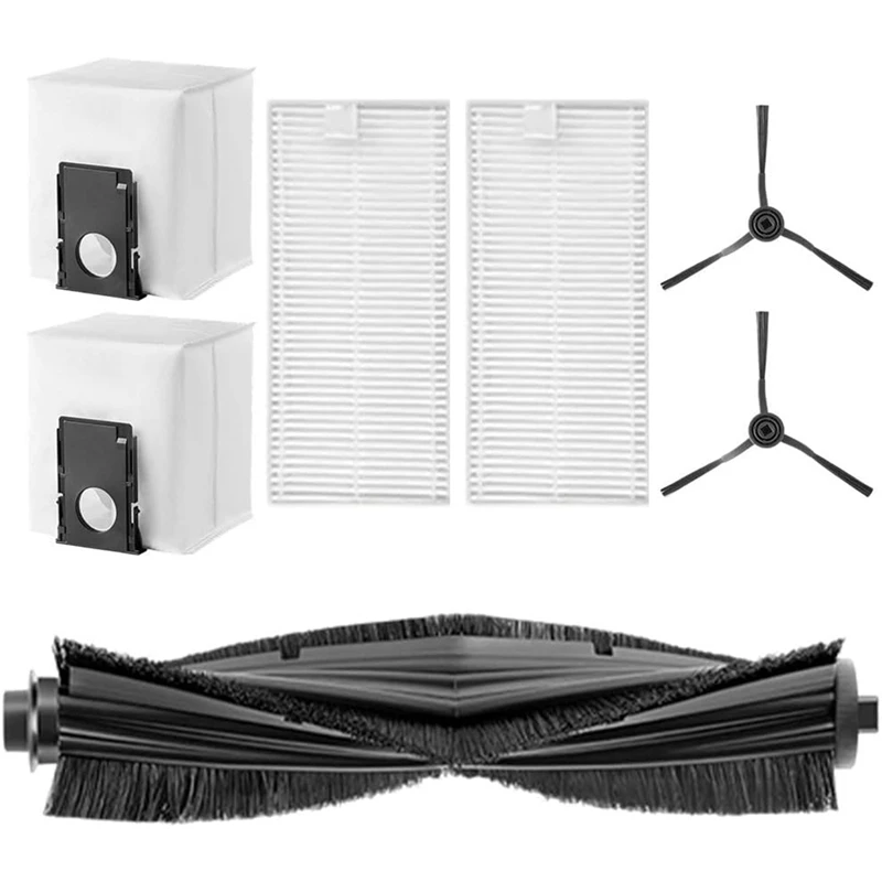 Peças de reposição de vácuo para robô aspirador de pó eureka j20, escova lateral principal, filtros hepa, sacos de pó