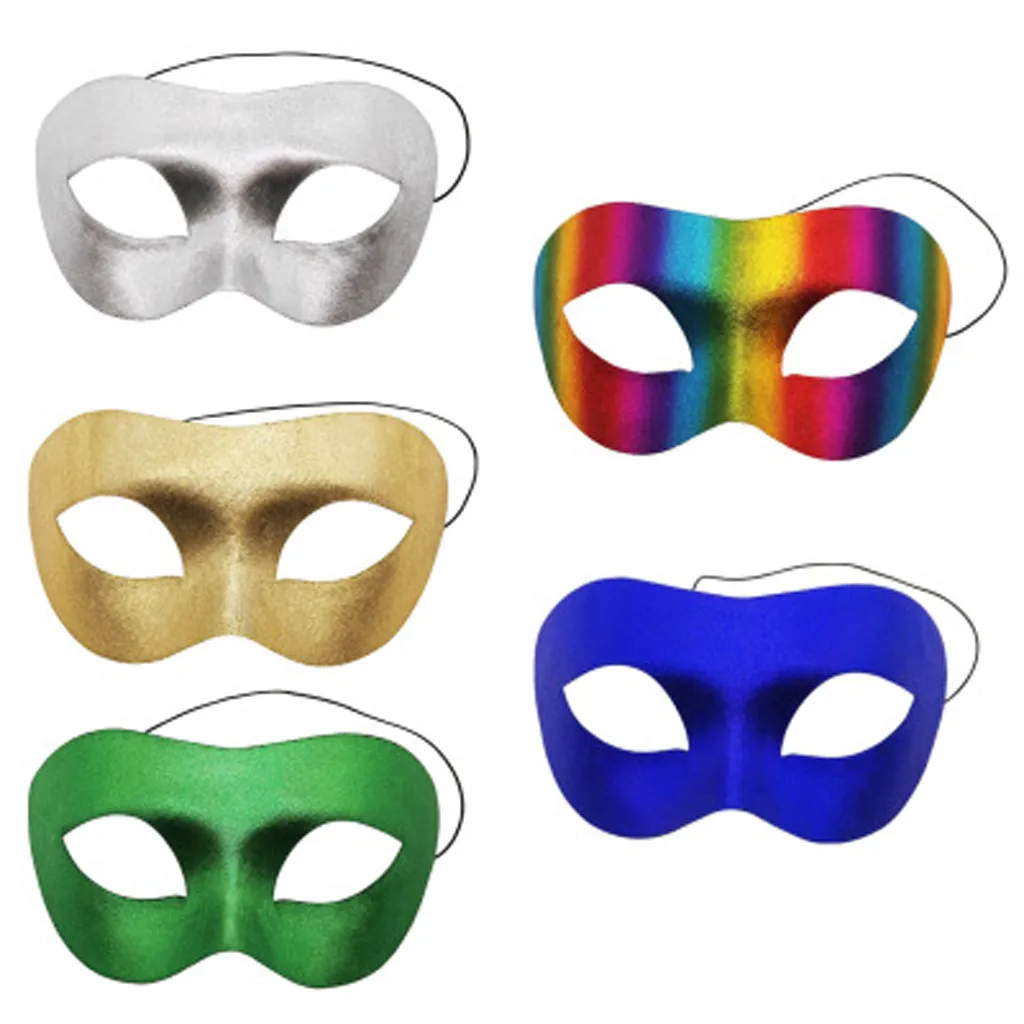 Halloween Half Face Mask For Party Costume Ball Adult Party Gentleman Masquerade Christmas Cosplay Performance Mask Props