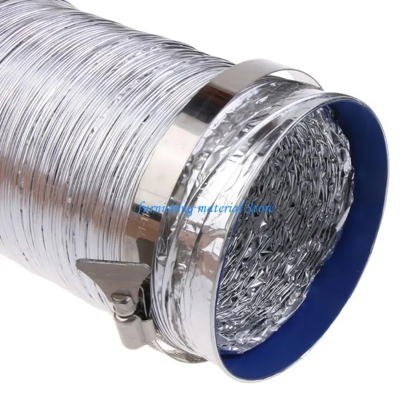 

Y5GD 4-дюймовый 100-мм вентиляторная труба Алюминиевая труба Вентиляционная вентиляционная вентиляционная шланг Гибкий выхлоп