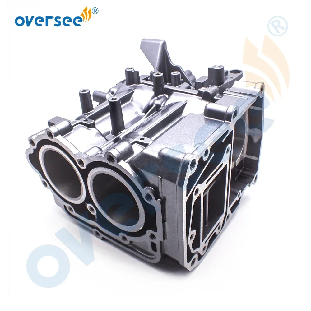 63V-15100 Cylinder Crankcase Assy For Yamaha 2 Stroke 9.9HP 15HP Outboard Motor Parsun T15-07010000 Seapro HDX 63V-15100-02-1S