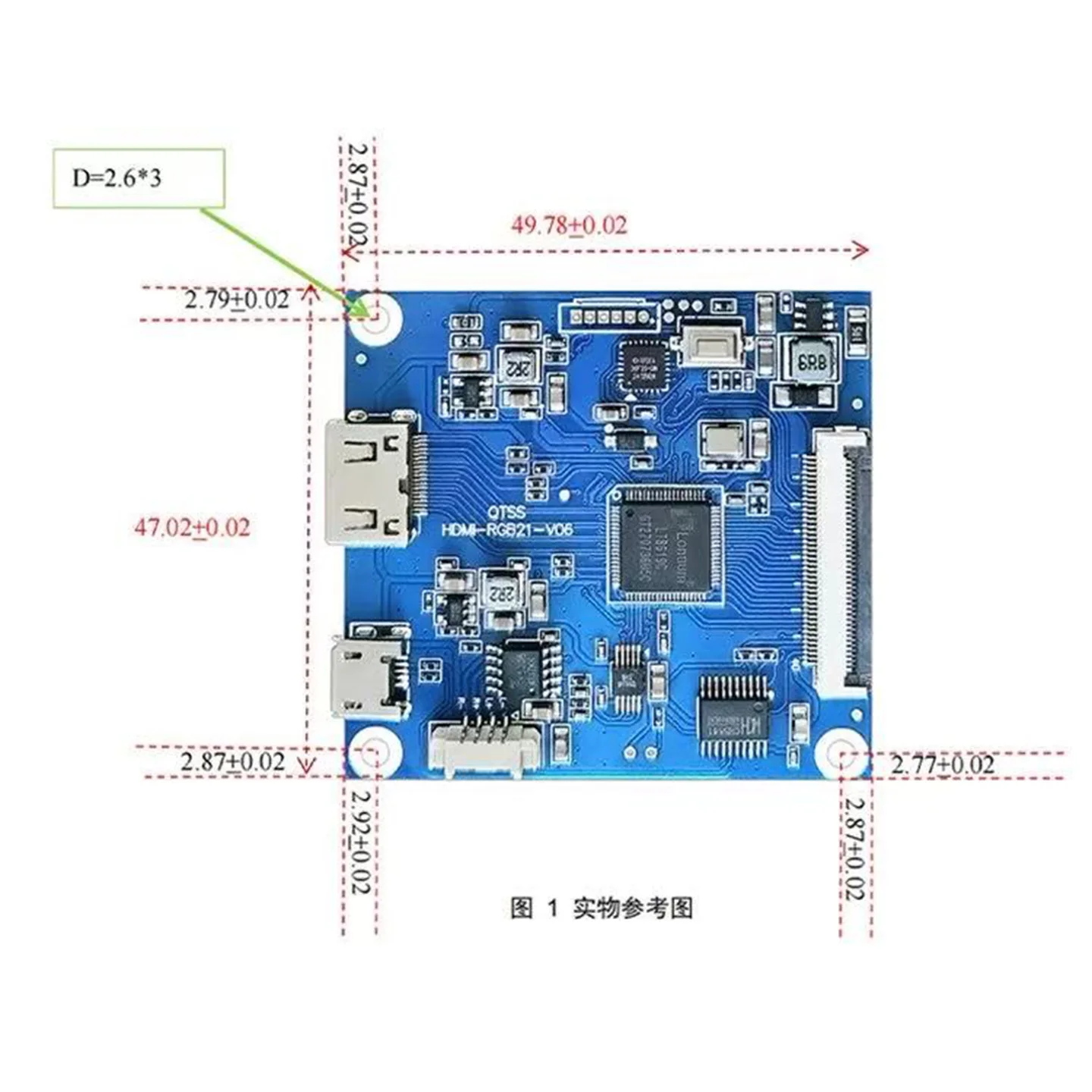 2.1-inch Circular Round LCD TFT Display 480 * 480 IPS Screen RGB 40pin with HDMI driver board  MIPI insterface 30pin