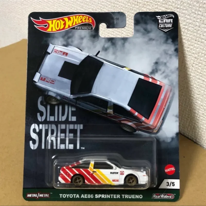 Hot Wheels Premium Car Culture 2021 Slide Street Set 957E Nissan Toyota Subaru Mustang Auto pressofuse in scala 1:64