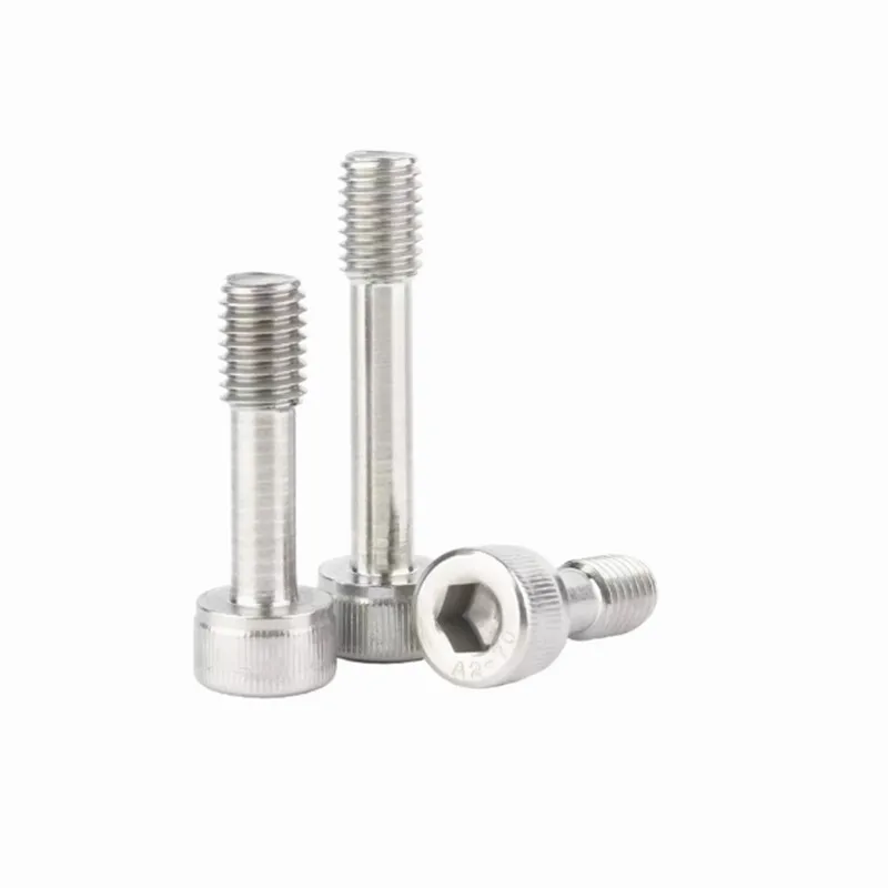 4 #   6 #   8 #   10 # -24 10 # -32 1/4-20UNC الموضوع DIN912 304 سداسية من الفولاذ المقاوم للصدأ المقبس غطاء الرأس الأسير مسامير فضفاضة البراغي مكافحة تخفيف #5