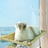 Ultra Soft Cat Window Hammock Bed Securely Mounted Space Saving Cozy Cloud Like Perch Comfortable Elevated Sunbathing HammocK