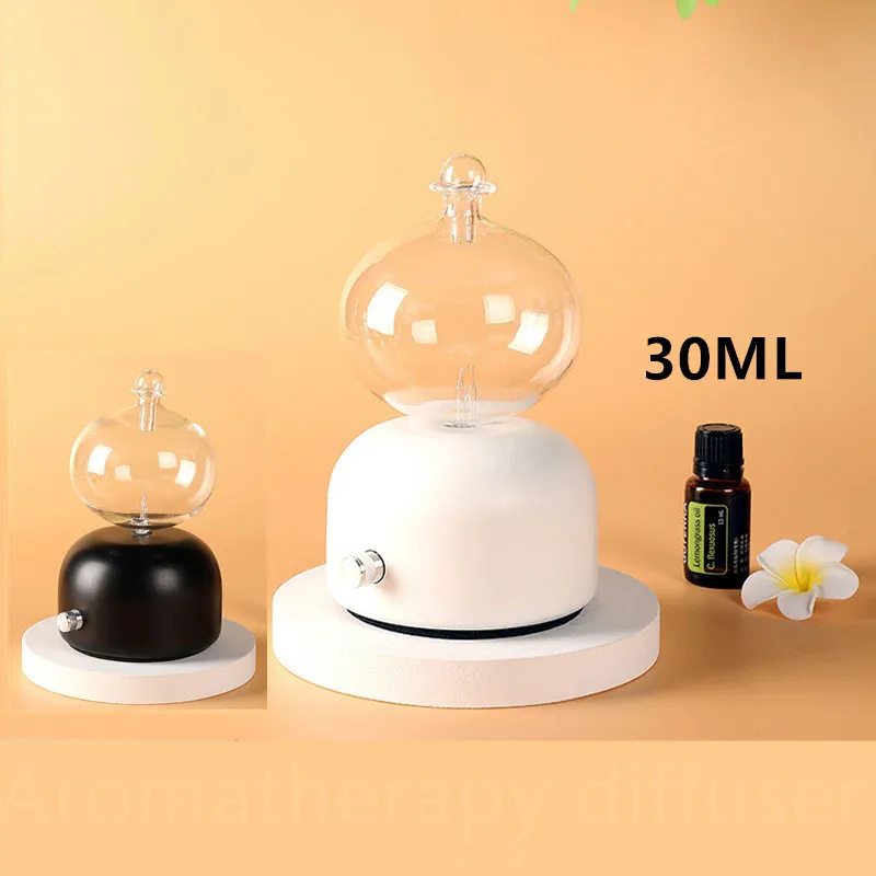 30ML Waterless Aroma Essential ก้านปักน้ำมันหอมระเหย USB น้ำหอมปรับอากาศเครื่องสร้างไอน้ำ Diffuser Silent Mist เครื่องทำ