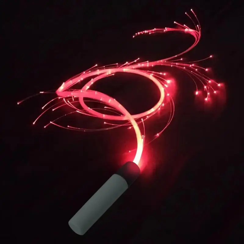 

LED Light Dance Whip LED Light Up Swivel Dancing Fiber Optic Whips 4 Variable Lighting Modes Whips For Music Festival Dancing