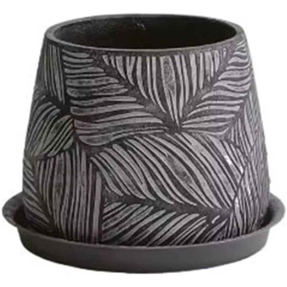 

Front Porch Planters Creative Cement Flowerpot Living Room Personalized Flowerpot Home Simple Indoor Large Diameter Thickened