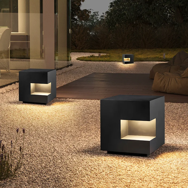 

Solar household stigma lamp villa garden outdoor waterproof lawn lamp simple courtyard terrace wall landscape lamp