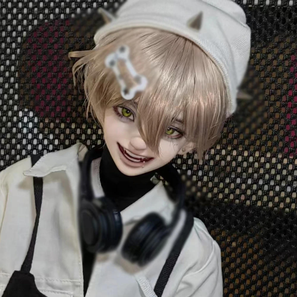 1/4 Testa di bambola BJD Nessun materiale in resina per trucco Accessori per bambole fai da te Nessun trucco Testa di bambola Giocattoli regalo