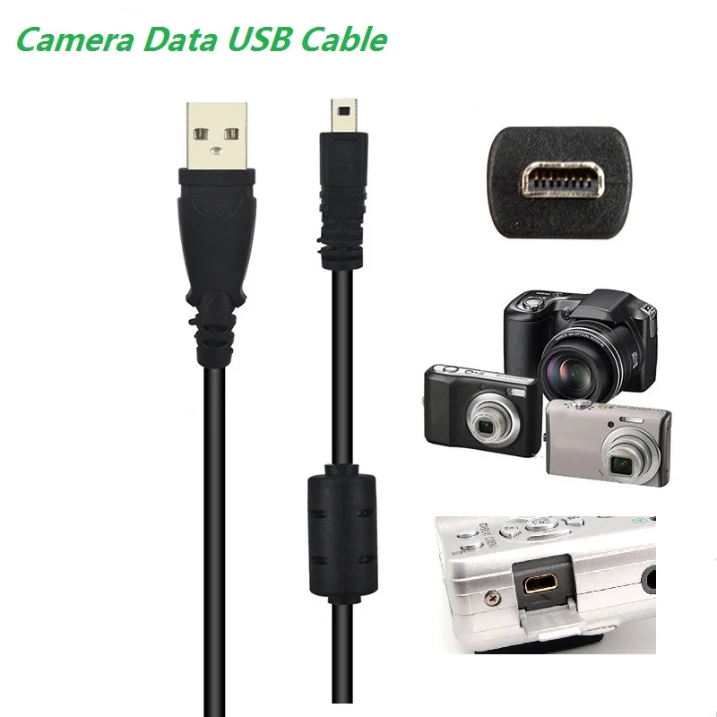 Kabel USB UC-E6 kabel do przesyłania danych/zdjęć przewód drutowy do Nikon i samsung Camera-1.5m 5 stóp wysokiej jakości