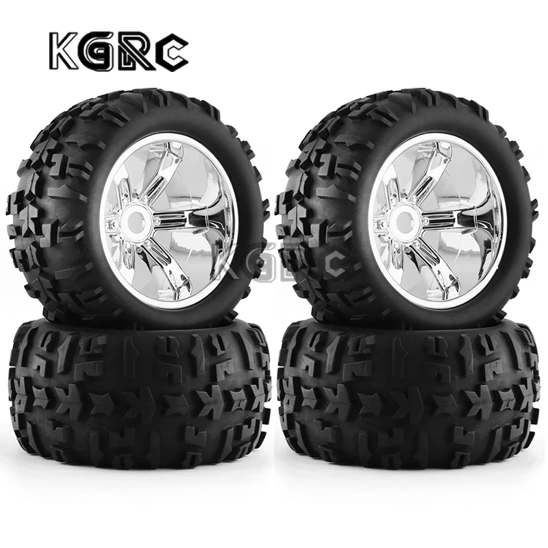 4pcs 1/8 Buggy Tires 156mm Wheel 17mm Hex for Losi LMT Arrma Kraton Traxxas Maxx E-Revo Kyosho USA-1 Monster Truck Upgrade Parts