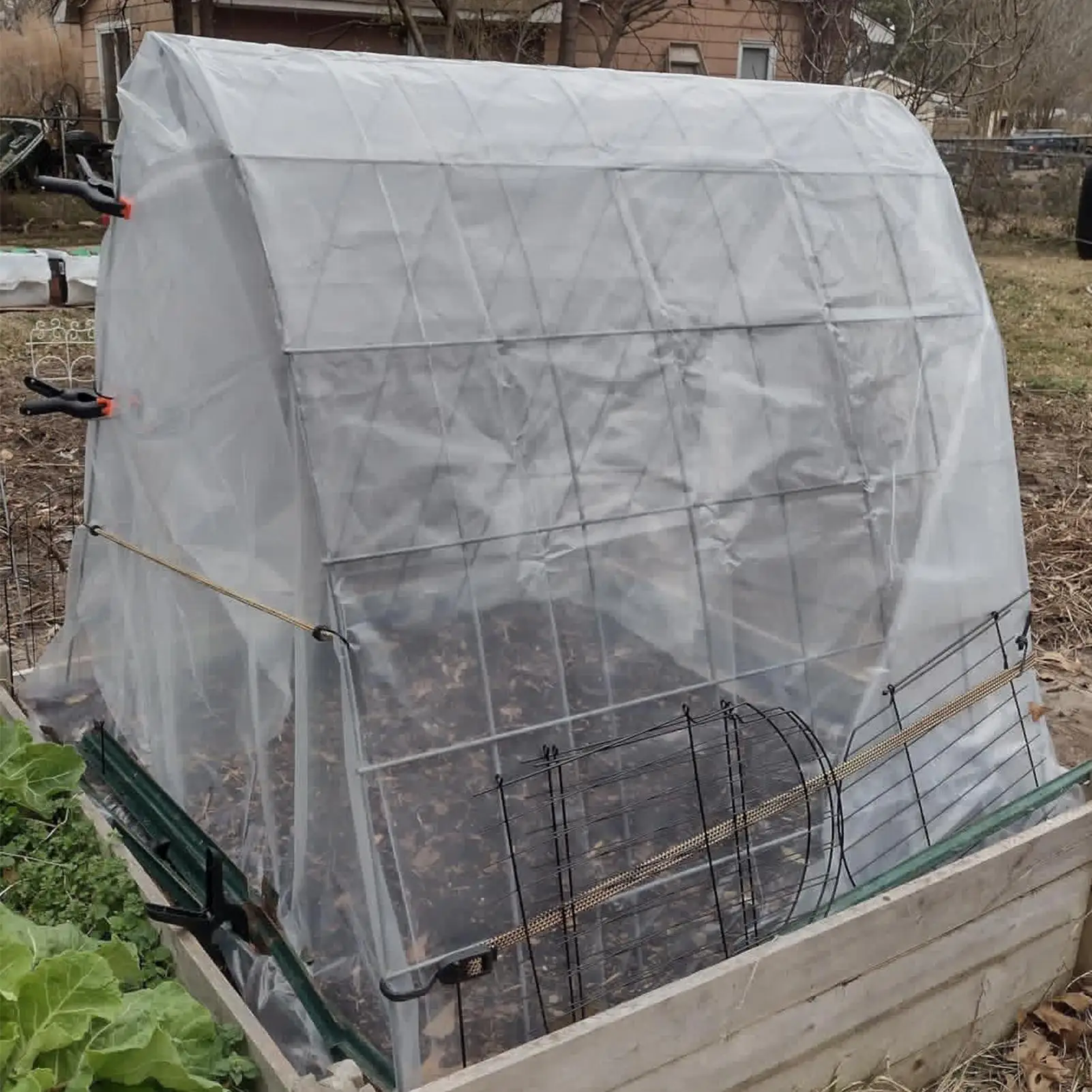 Kashoes PE Plant Netting Cover Tuinbescherming Kasplaten voor veranda Achtertuin Binnenplaats Buitenterras