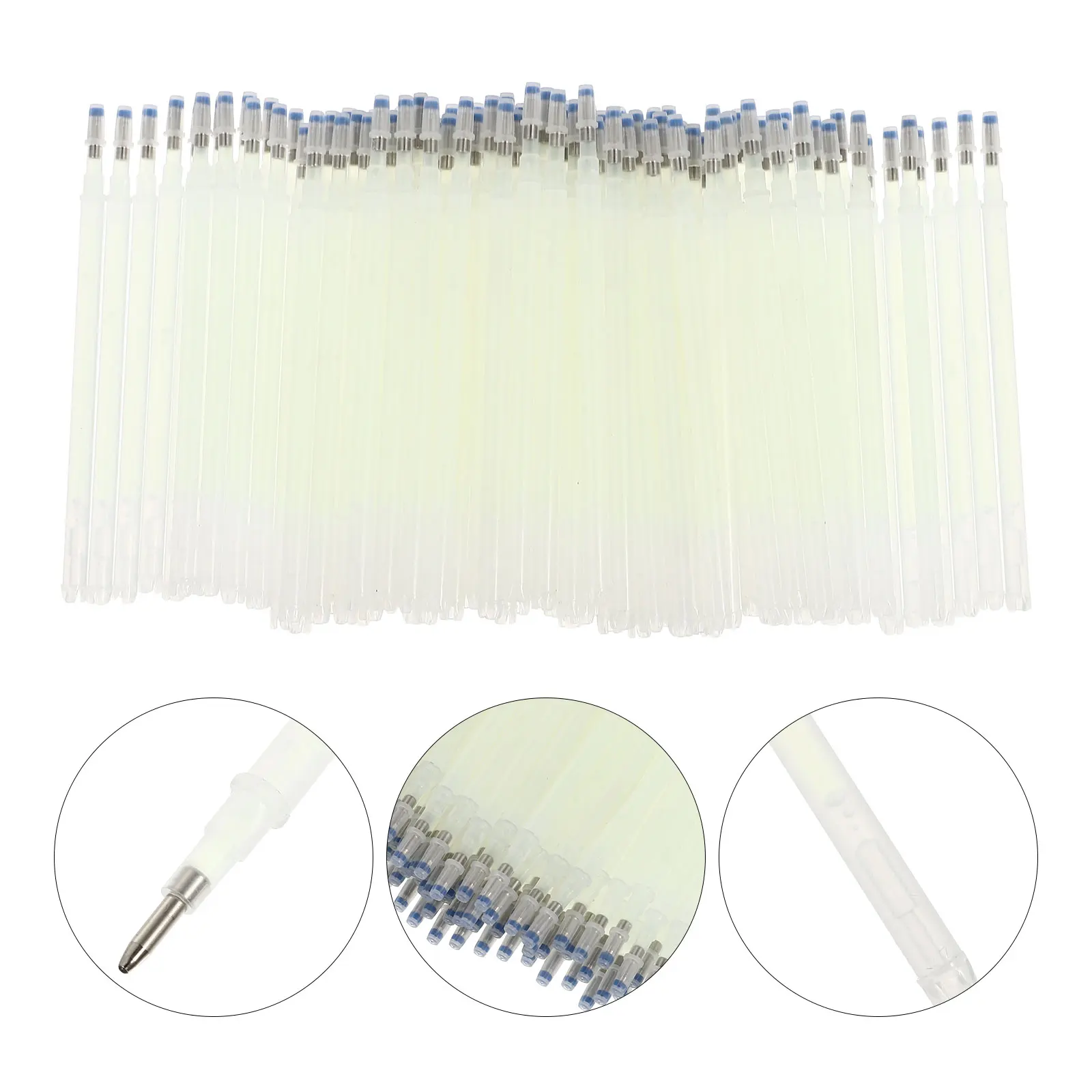 

100 Pcs Refills Fluorescent Ink Marker Pens UV Tailoring Highlighter Refills Sewing Embroidery Project Plastic