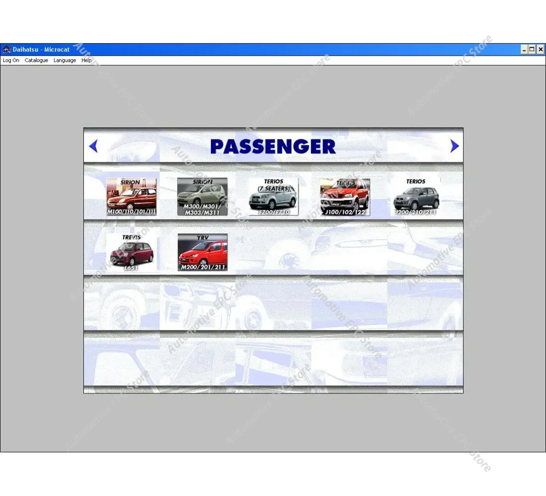 

ДЛЯ DAIHATSU MCAT EPC ЧАСТИ КАТАЛОГ 2022.02