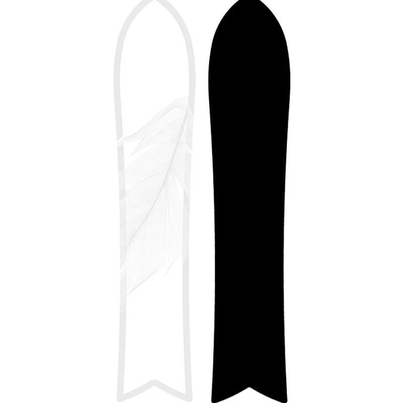 Wild Snowboard, Snowboard Lightweight Professional Snowboard, Male and Female, Wild Snow, Fishtail, Dovetail Snowboard