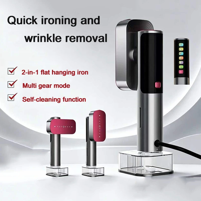 Portable Steamer Iron Steam Hanging Iron 10 Seconds Fast Preheat EU Multifunctional 1100W Home Small Fabric Clothes Steamer