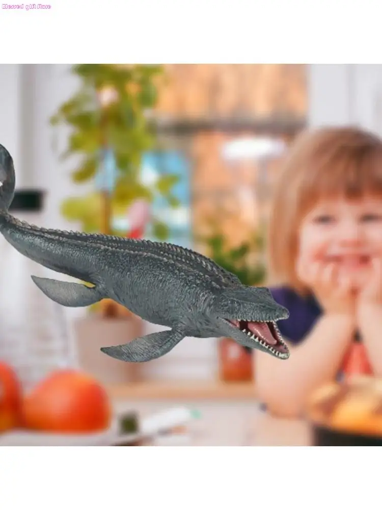 

D0JC Realistic Dinosaur Figure with Moveable Mouth Model Dinosaur Figurine Collection