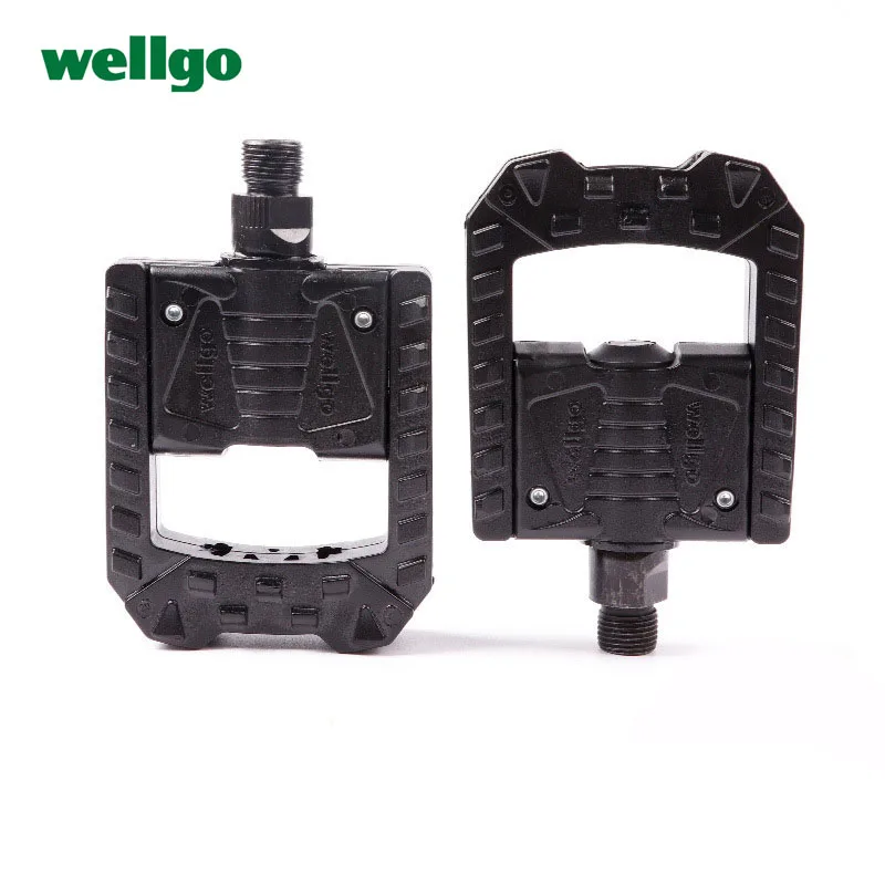 Wellgo F265 F178 Folding Bicycle Pedals MTB Mountain Bike Padel Bearing AluminumAlloy/PP Road Bike Folded Pedal Bicycle Parts