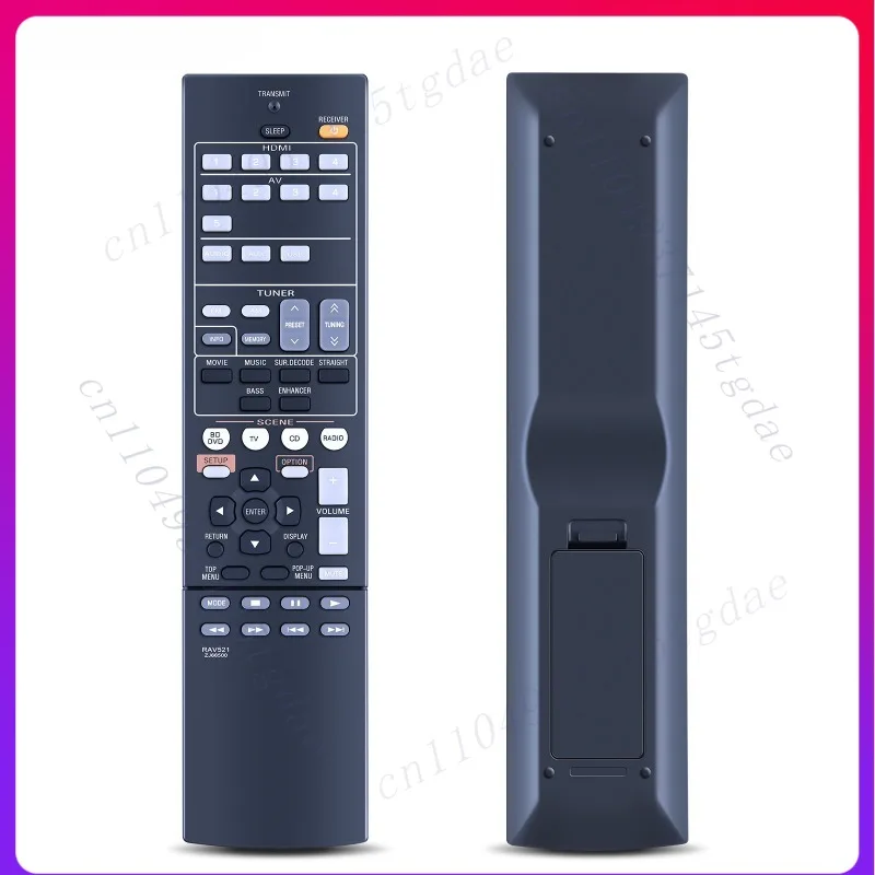 3Pcs New RAV521 ZJ66500 Remote Control for Yamaha AV Receiver RX-V377 YHT-4910U-
