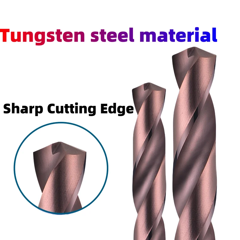 HRC65 Solid Carbide Drill Bits TISIN Coating For CNC Machine Engraving Machine Twist Drill Bit Tools 0.5-17.5mm