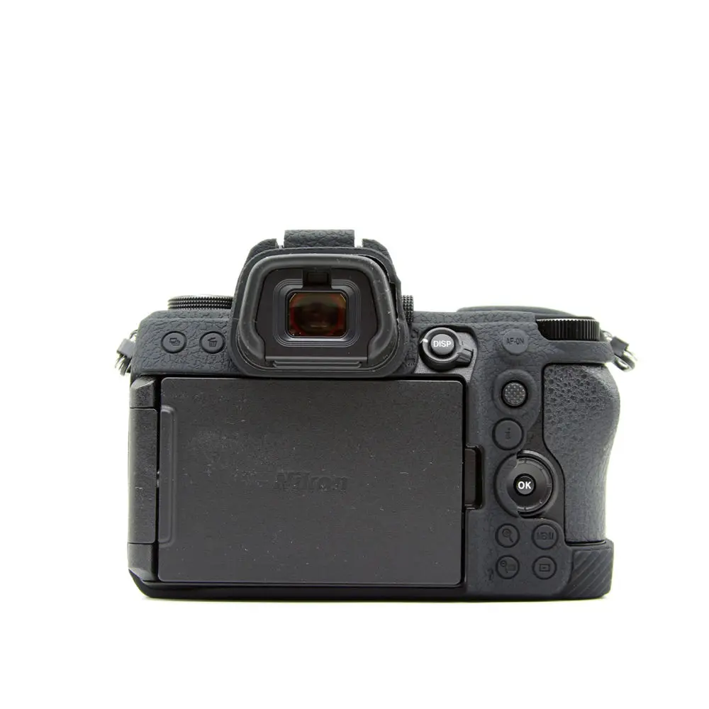 Z6III Litchi Pattern Soft Silicone Armor Camera Body Case for Nikon Z6III Z63 Protective Rubber Cover