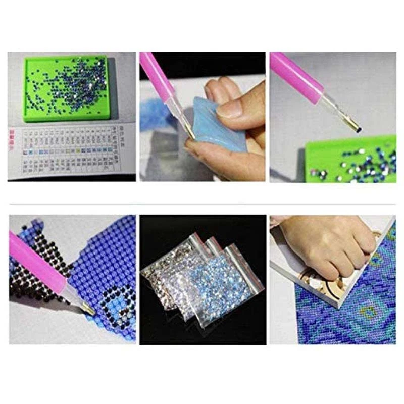 Paint With Diamond Embroidery "Gold Flower" Diamond Painting Full Round Picture Of Rhinestone Home Decor