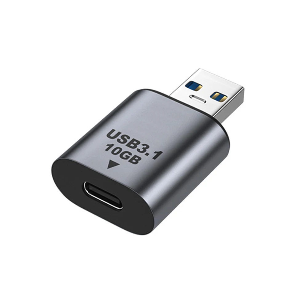 USB 3.1 to USB 3.1/Type C Adapter Mini USB3.1 Gen 2 Charging Data High Speed