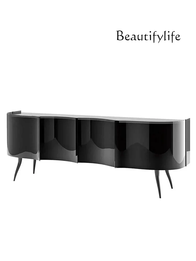 Entrance Cabinet Modern Minimalist Sideboard  Italian-Style Light Luxury Storage Cabinet Simple Customized TV Cabinet