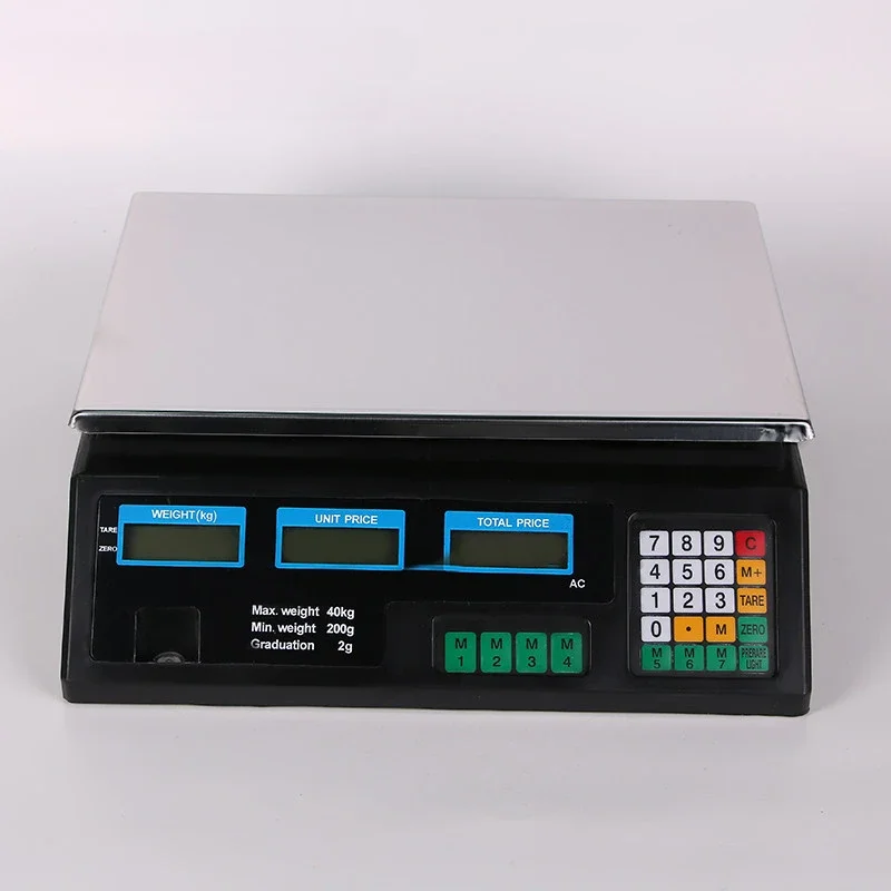 Competitive Price Wholesale 30/40Kg Digital Led/Lcd Display Fruit Vegetable Weighing Scale