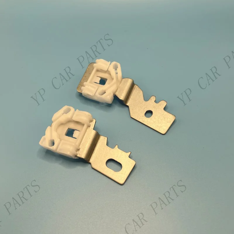 2 PIECES IRON CLIPS FOR NISSAN PRIMERA P12 FRONT LEFT 2002-2007 ELECTRIC WINDOW REGULATOR REPAIR KIT SLIDER CLIP