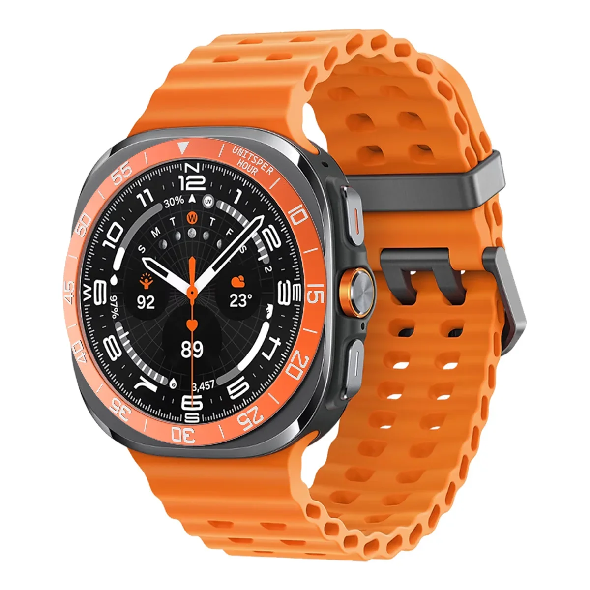 Étui à anneau de lunette en métal pour Samsung Galaxy Watch 7 Ultra, cadre de lunette, anneau de chiffres pour Galaxy Watch Ultra 47mm, accessoires de couverture