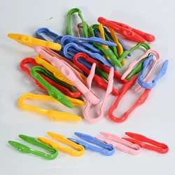 5PCS Children Plastic Tweezers Sorting Counting Preschool Science Homeschool Toddler Fine Motor Skill Biology Kids Educational