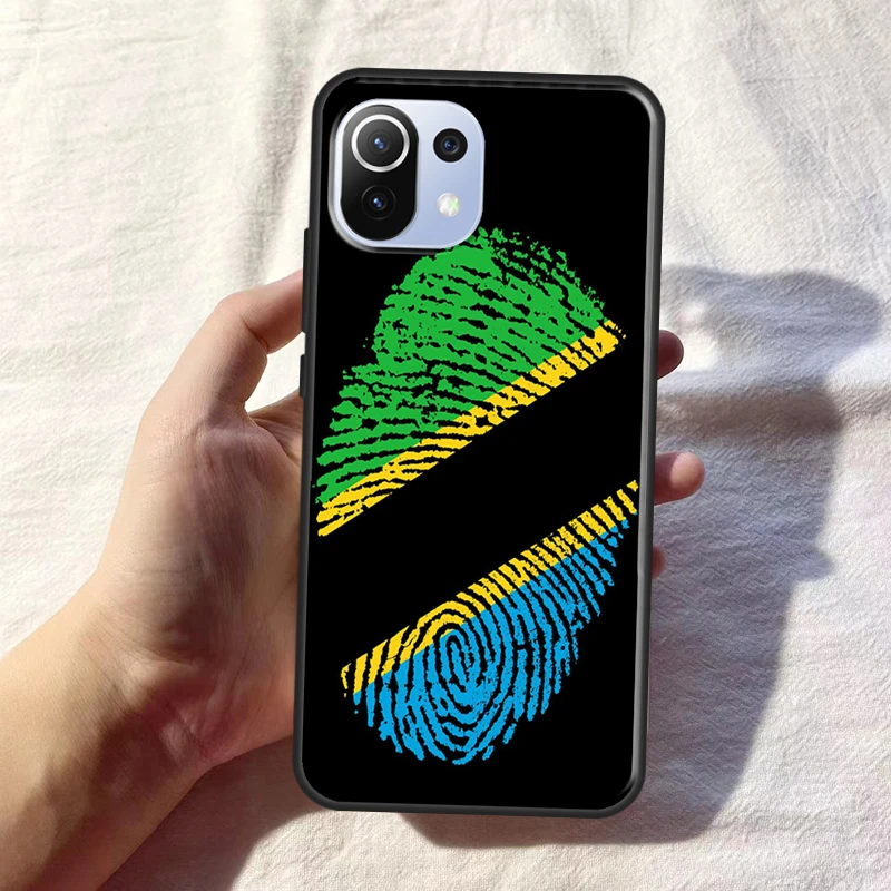 Tanzania National Flag Case For POCO F5 X3 X5 Pro X4 F4 GT F3 M5s C40 Back Cover For Xiaomi 13 12 Lite 11T 12T Pro