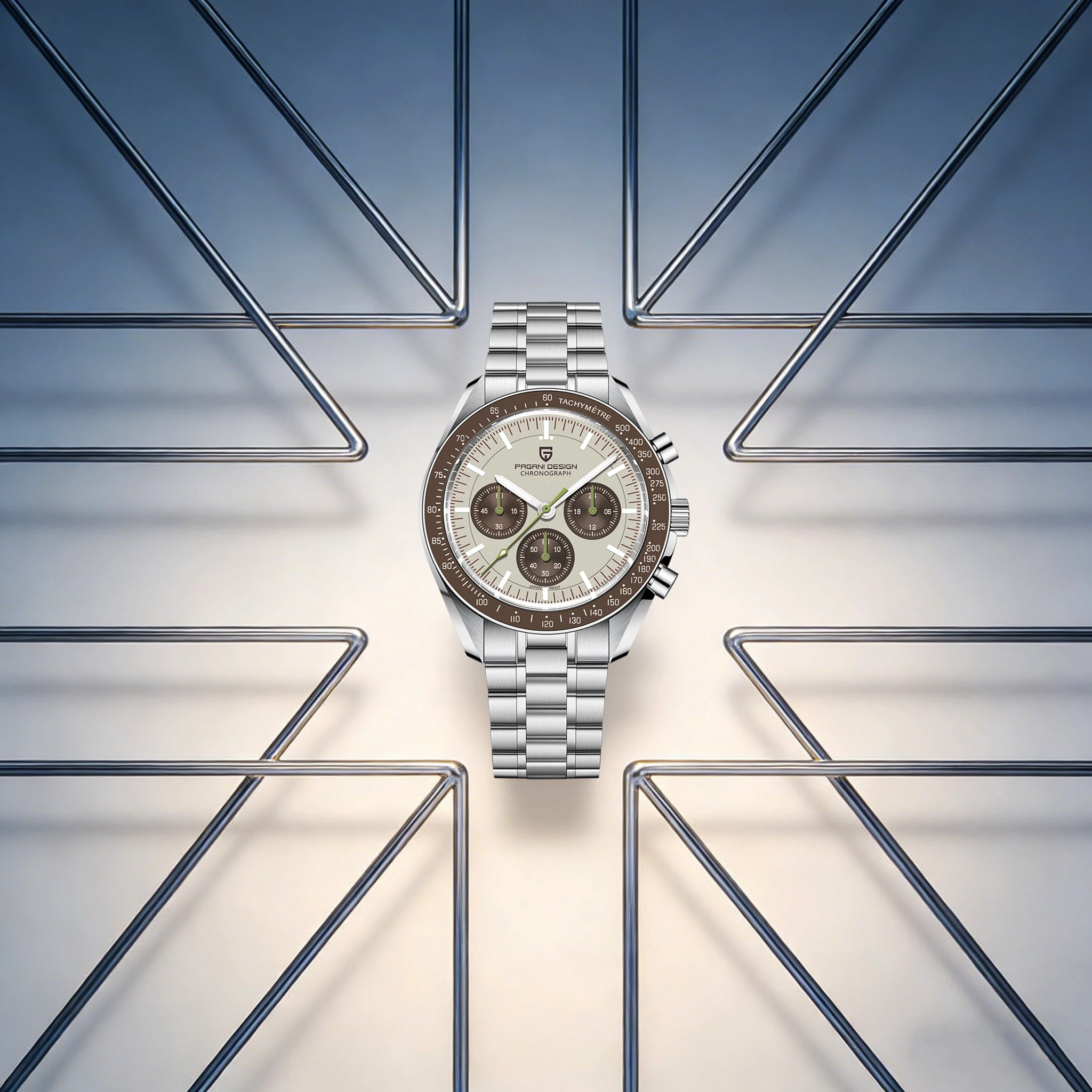 

PAGANI DESIGN Luxury Collection Men Mechanical Watch Collector Vintage Stainless Steel Sapphire Tachymeter Luminous Chronograph