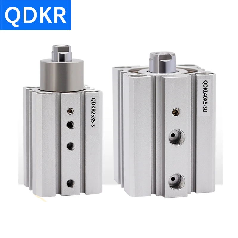 

QDK Air Cylinder QDK series QDKL QDKR 20 25 32 40mm Bore Horizonatal Rotary Clamp Cylinder Pneumatic Cylinder 5mm Stroke