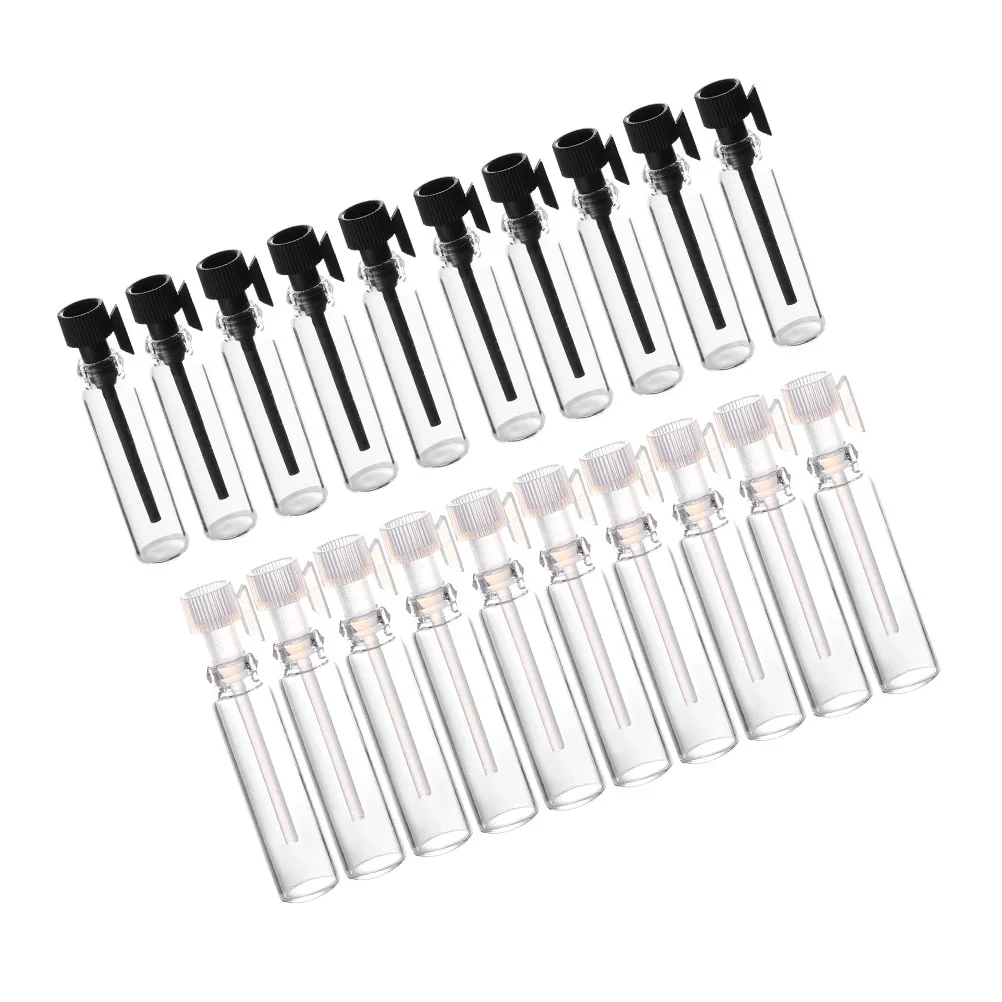 100 Pcs Glass Bottle Bottling Mini Perfume Bottles Small Vials Sample Test Tube Essential Oil