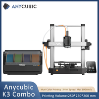 ANYCUBIC Kobra 3 Combo Multi-Color FDM 3D Printer Dries While it Prints in 4 to 8 Color Print Fast With Max 600mm/s