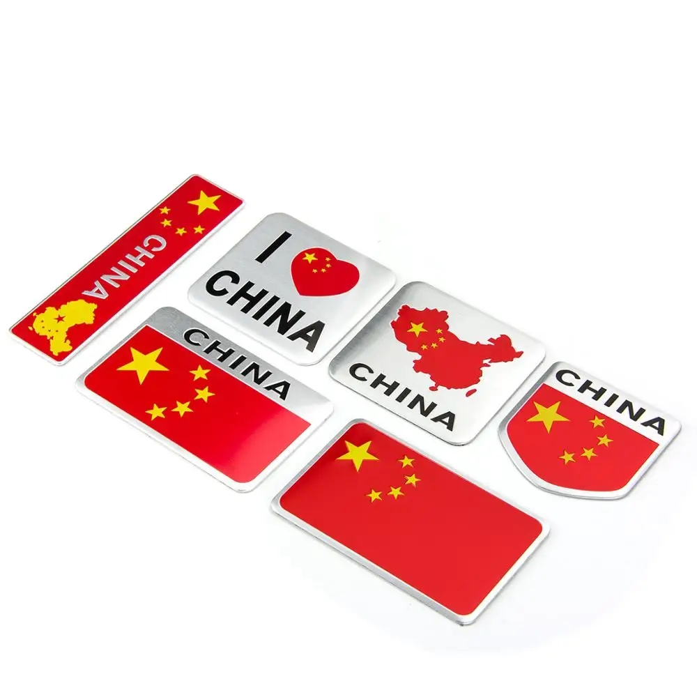 Car Styling Auto Car Sticker Emblem Badge Decal For China Flag For Haval Chery Honda Toyota Alfa Romeo Abarth BMW Opel Chevrolet