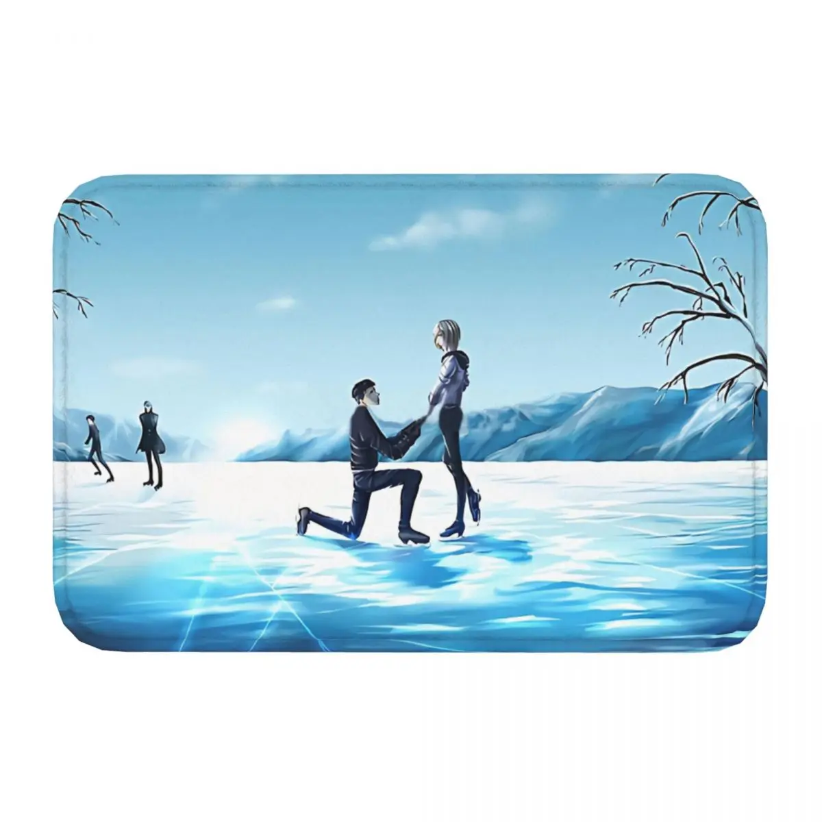 Proposal On Ice Non-Slip Carpet Doormat Bedroom Bathroom Mat Welcome Decoration Rug