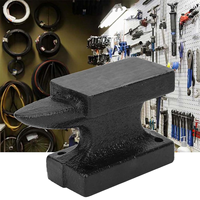A06R Rugged Cast Anvil Iron Anvil Beading Jewelry Making Kits Blacksmith Anvil Jewelers Metalsmith(Random Color)