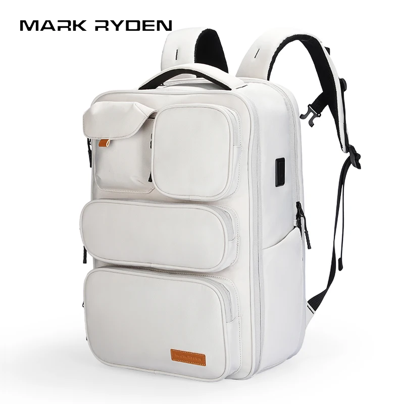 

MARK RYDEN Large Capacity Laptop Backpack, Business Travel Backpack with Multiple Pockets, USB Port, Waterproof for Men