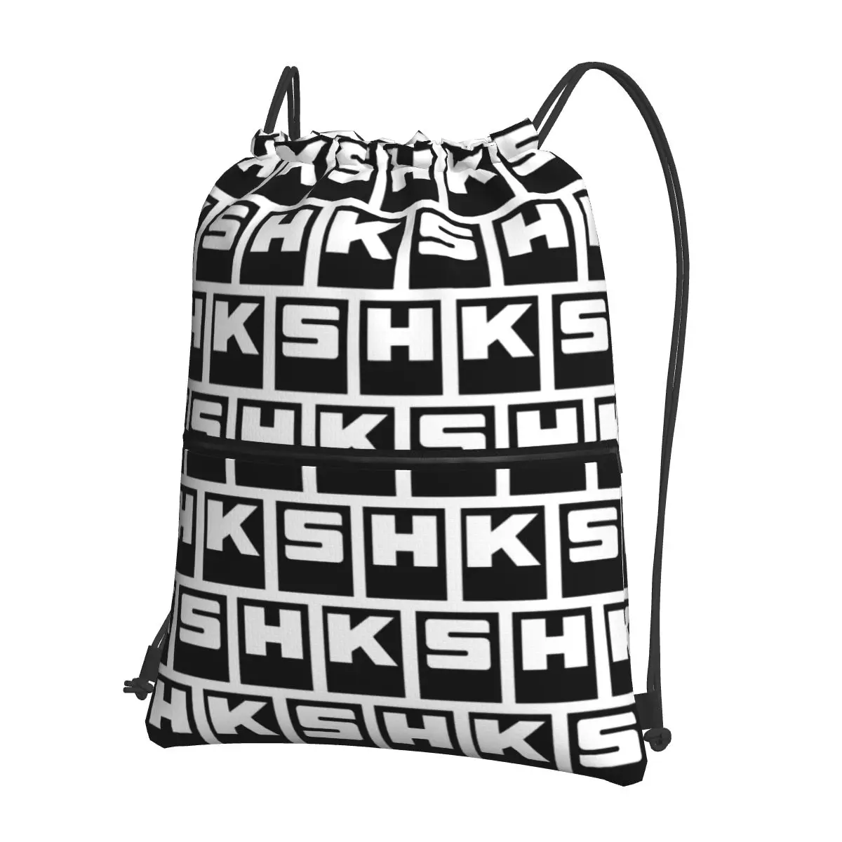 Jdm Hks Power And Sports Japanese Style Logo Backpacks Fashion Drawstring Bags Sports Bag Book Bags for Man Woman Students