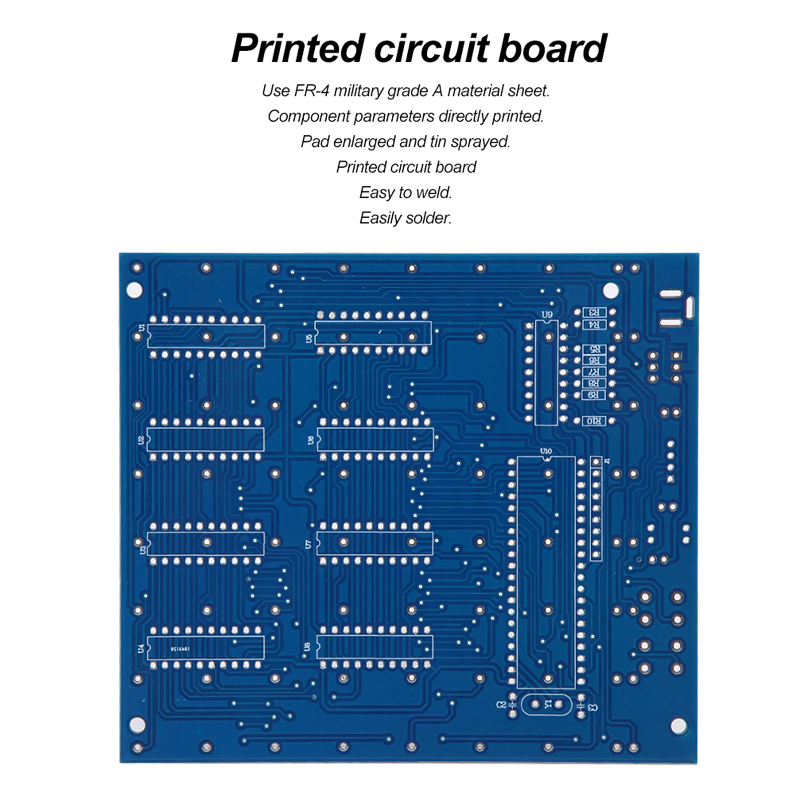 Kit de bricolaje de luz LED, placa de circuito impreso 3D, parámetro impreso estable para cubos de 8x8x8CM, Kit de luz LED de 8x8x8 CM, Kit de bricolaje de luz LED