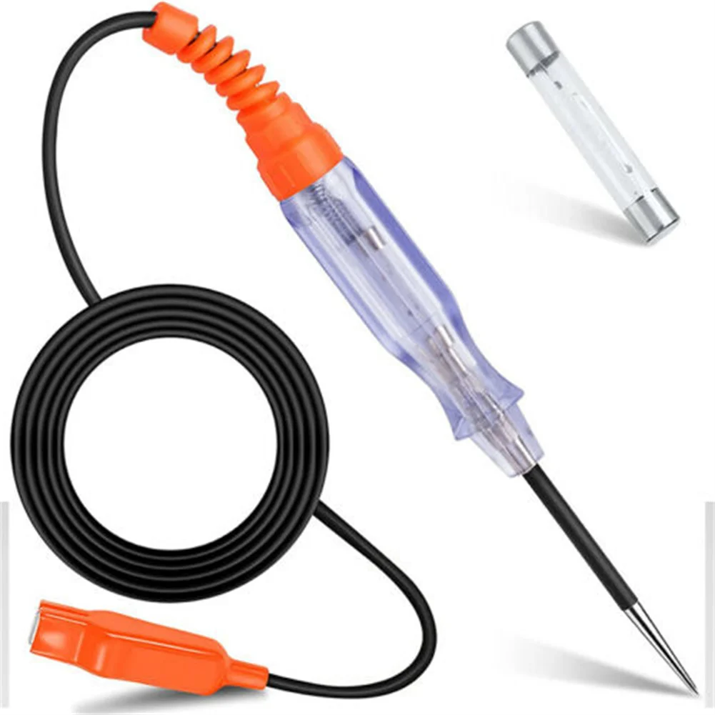 6-24V Circuit Tester With LED Indicator Light&Long Cable Circuit Tester Electrical Test Pen For Testing Vehicle Circuits