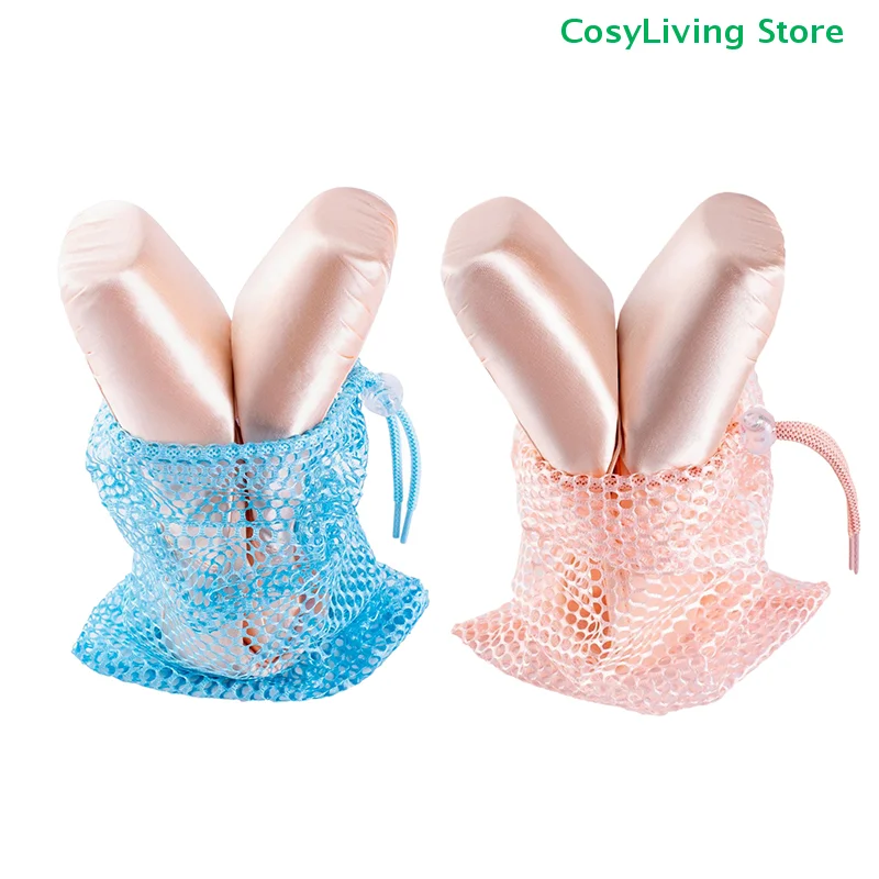 巾着バレエバッグブルーシャンパンカラーダンスバッグ女の子のためのバレリーナポワントシューズバッグバレエダンスアクセサリー