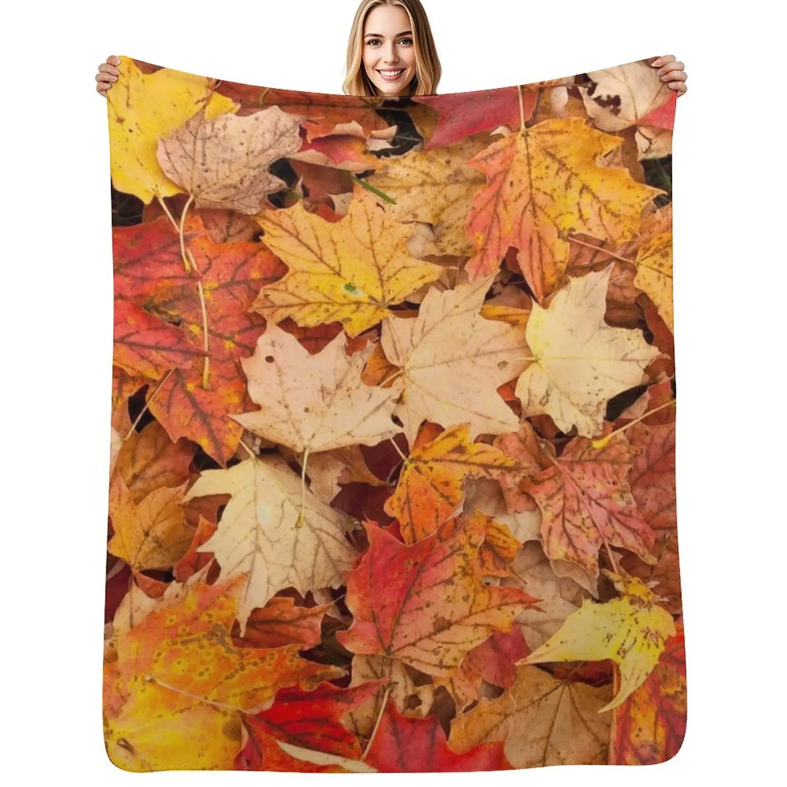 

Leaf Me Alone Throw Blanket Shaggy Stuffeds Decorative Sofas Blanket
