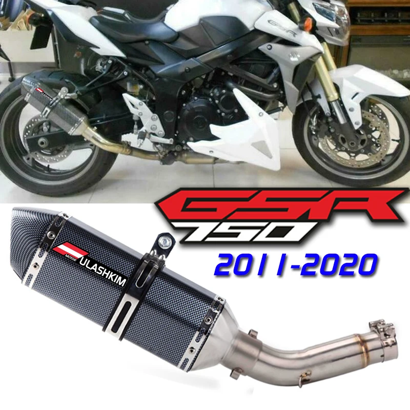 

Gsr750 Slip On Exhaust For Suzuki Gsr750 Gsr 750 Motorcycle Exhaust Muffler Escape Middle Link Pipe With Db Killer