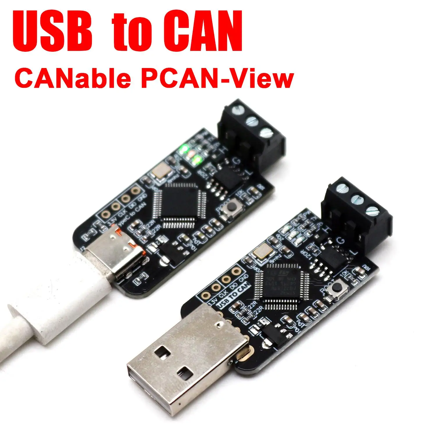 TYPE-C USB To CAN Tool Adapter CANable PCAN-View Communicate Analysis FOR CandleLight/Slcan Klipper Firmware Debugger Software