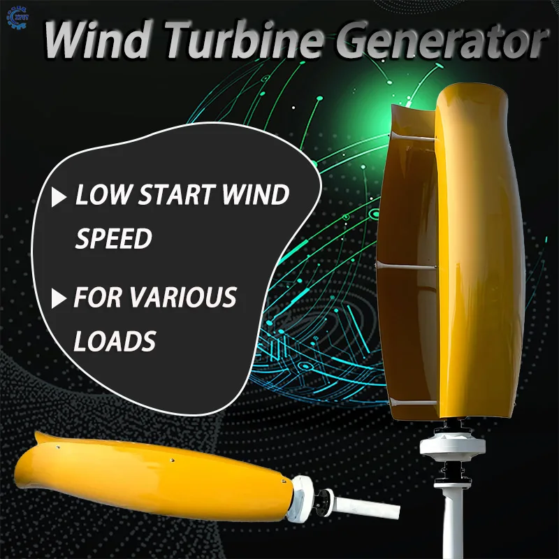 10000W Wind Turbine Vertical Axis Generator Maglev Plant High Power 15000W 12V 24V 48V With Mppt Controller for Home Appliance